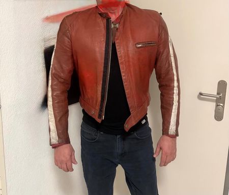 Vintage Lederjacke