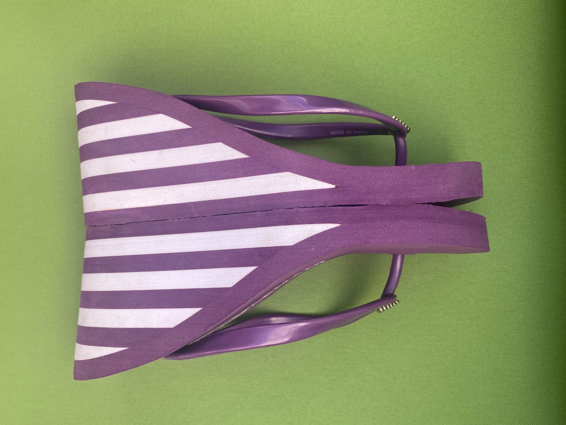 Armani Damenschuhe: SUMMERTIME - stylische ARMANI Flop-Flops, violette, 38 – Neu (gemäss Beschreibung) aus Winkel von ferrari2022 3