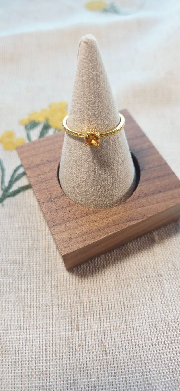 Anelli: NEW - S925 Citrine Ring (Adjustable) – Nuovo (secondo la descrizione) da Zürich venduto da cin_wcf6 5