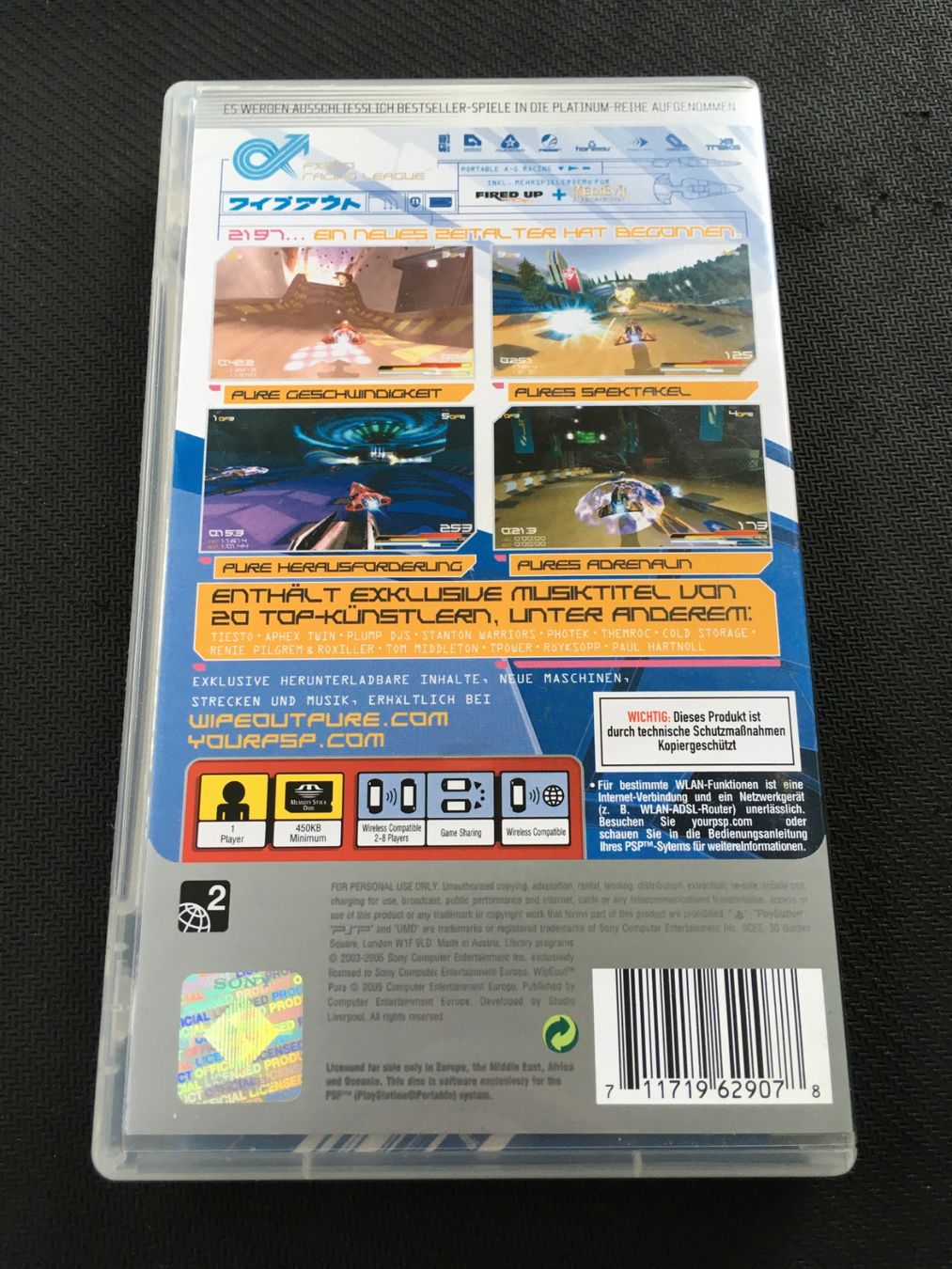 Sony Giochi: Wipeout Pure - PSP – Usato da St.Gallen venduto da sjosjo 1