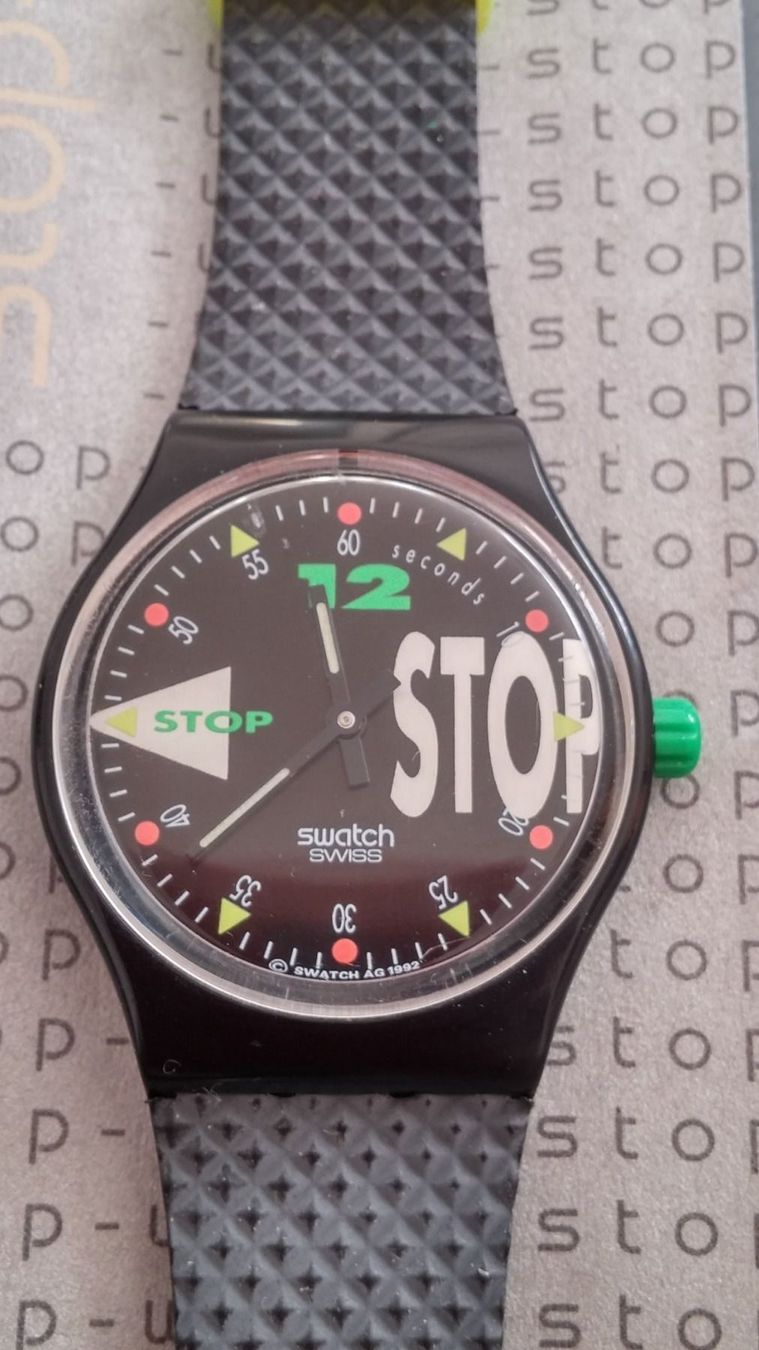 Swatch Orologi: Swatch stop-watch Nightshift Sammleruhr – Nuovo (secondo la descrizione) da Zürich venduto da sendbad