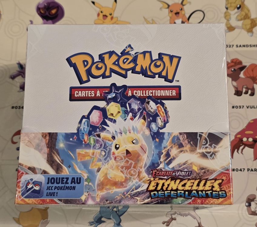 Pokemon EV08 Étincelles Déferlantes - Display 36 boosters - Pokémon