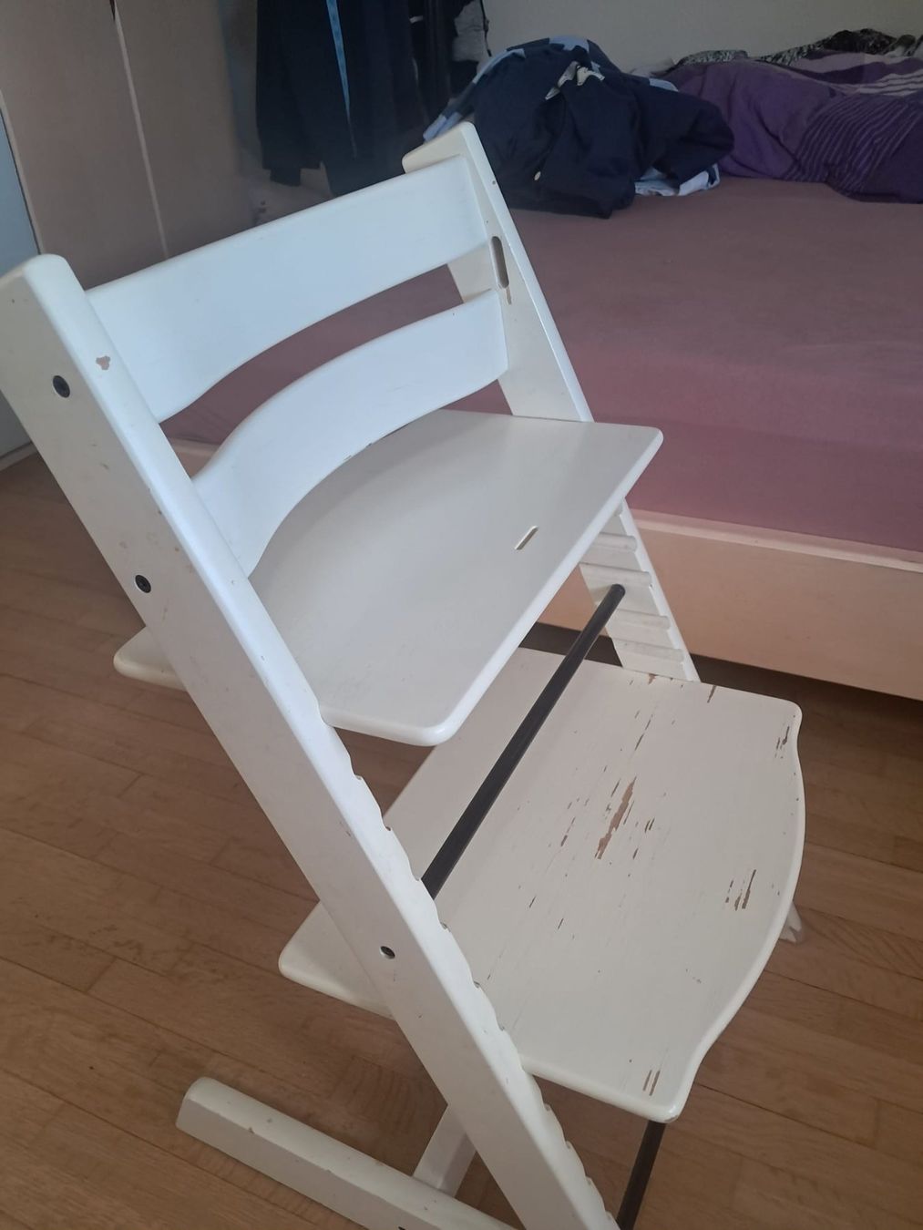 Seggioloni: Tripp Trapp Hochstuhl Weiss gebraucht – Usato da Schwerzenbach venduto da Charming82