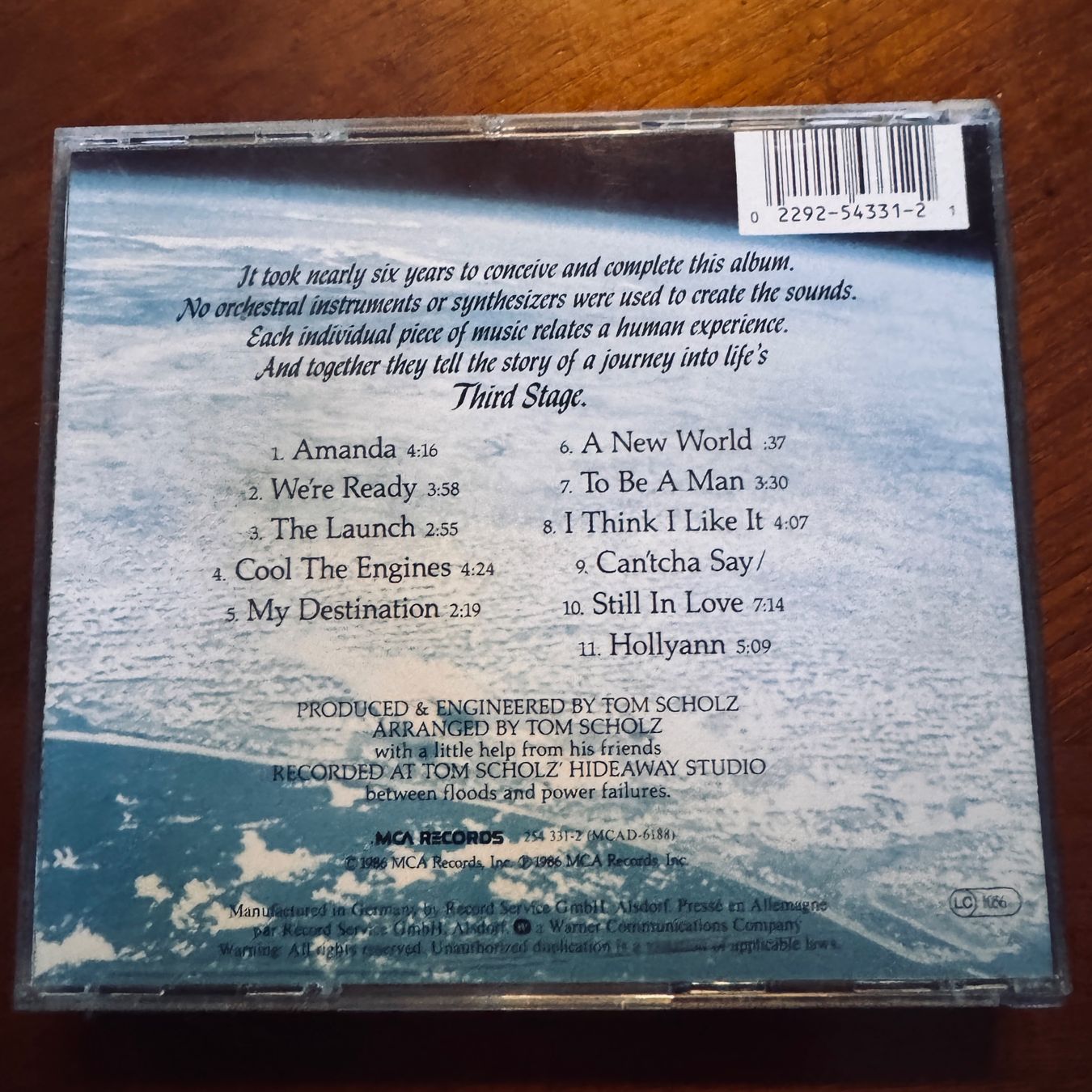 CDs: Boston Third Stage CD-Album, Klassiker der 80er – Gebraucht aus Merligen von barratt 1