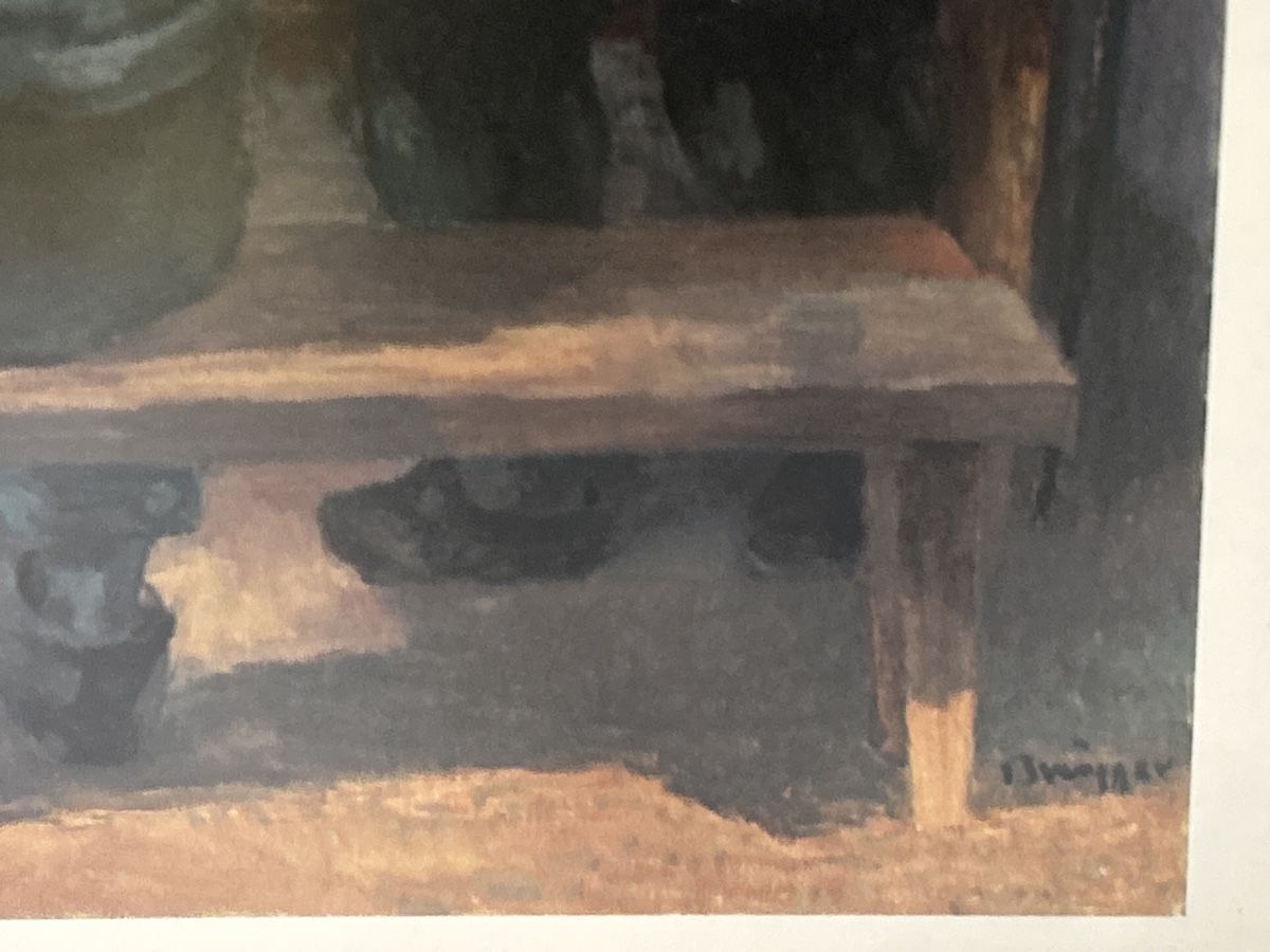Foto & Immagini: signiert gerahmt Jassrunde – Usato da Glarus venduto da KunstWerkEr-LS87 3
