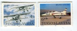 Briefmarken "Flugzeuge". Jugoslawien