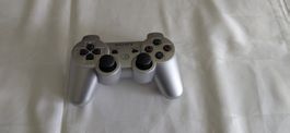 Neuer + ungebrauchter Original PS3 Controller Silber