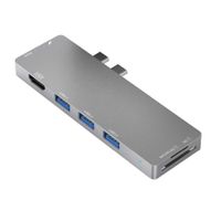 8in1 Dual USB-c Typ-c Hub für Macbook
