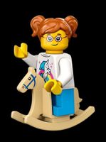 Lego Minifigur 71037 Minifigurserie 24 Mädchen mit Pferd