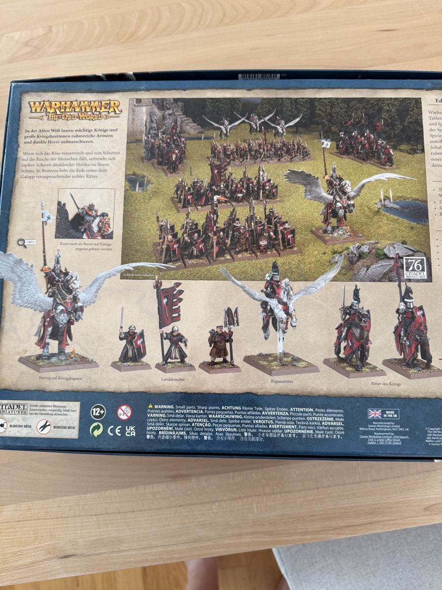 Kit di modellismo & Modellini statici: Warhammer The Old World Bretonia Box – Nuovo (secondo la descrizione) da Dietlikon venduto da CHSubZero 3