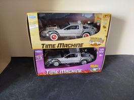lot 2 voiture 1/24 Delorean retour vers le futur 