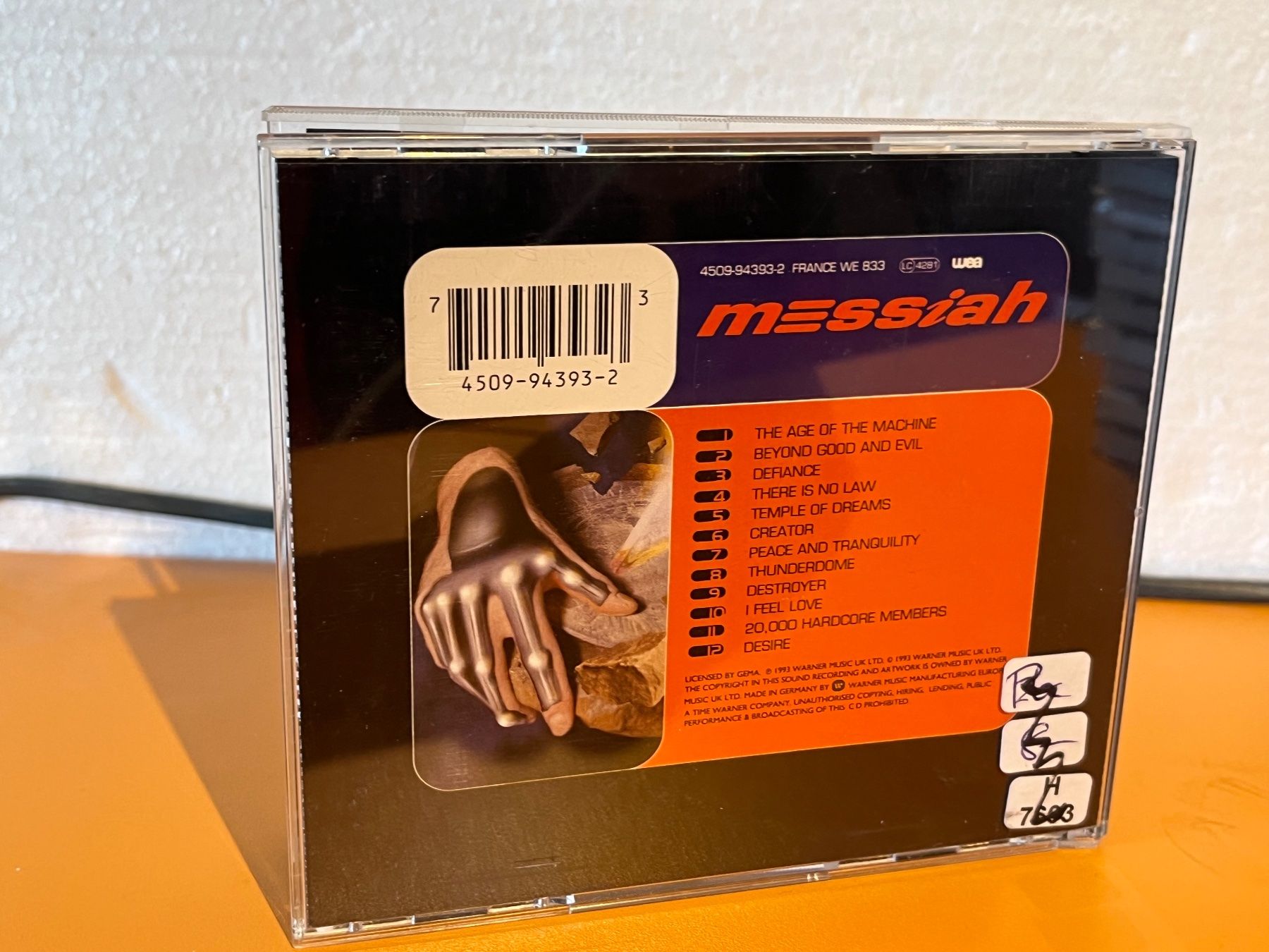 CD: Messiah - 21st Century Jesus - HH22B – Usato da Küsnacht ZH venduto da hardcore.earth 1