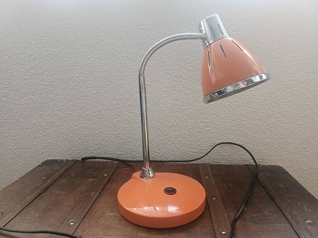 Lampade: Retro Tischlampe Orange Vintage  – Usato da Lostorf venduto da Harrybonen 2