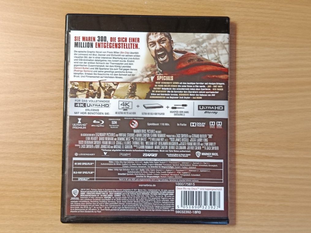 Tous les DVDs: 300 - 4K UltraHD + Blu-Ray – D'occasion à Muhen par Legoholic 1