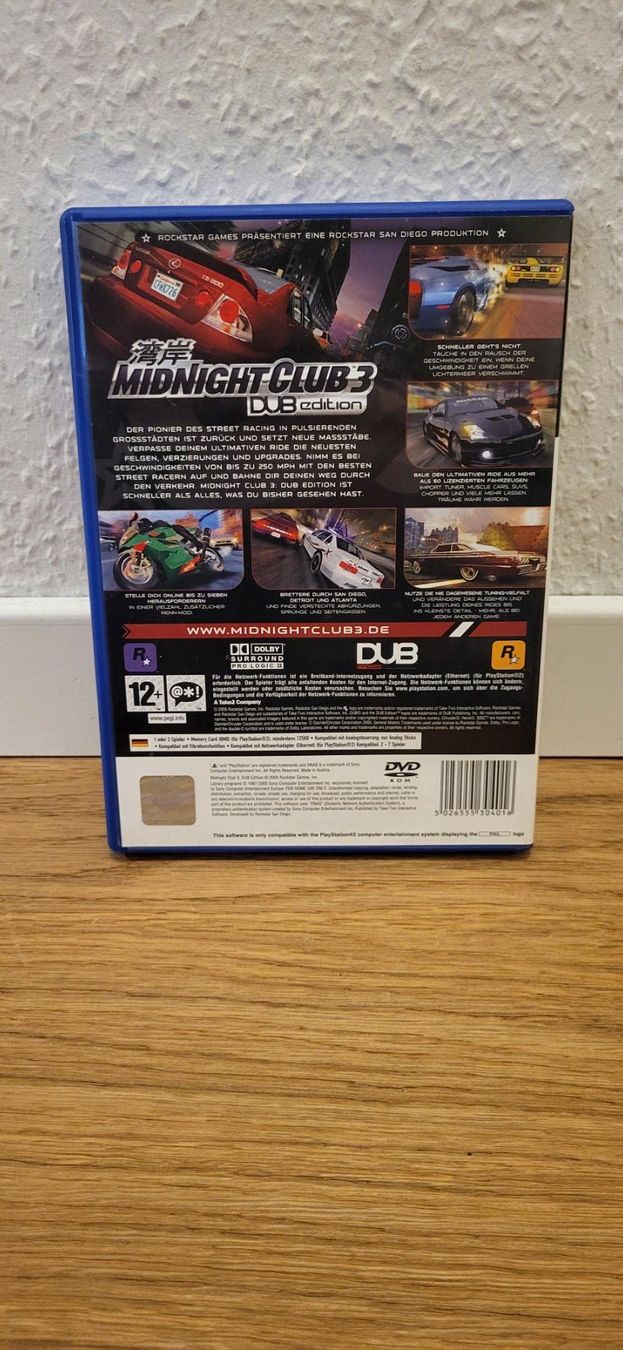 Sony Giochi: PS2 - Midnight Club 3 Dub Edition – Usato da Münsingen venduto da Heroism2010 1