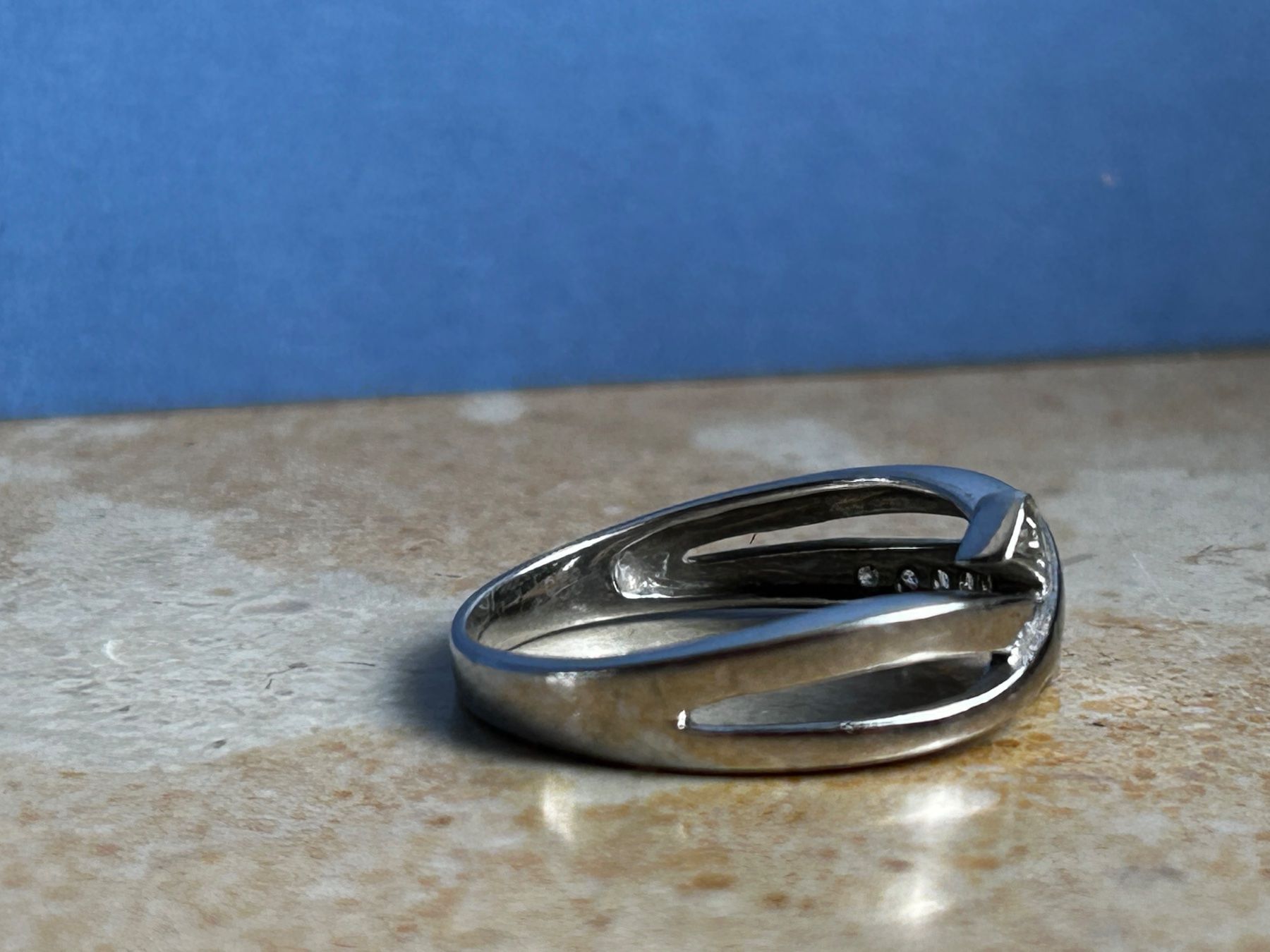 Anelli: Silberring Glitzerschlaufe (56) – Usato da Dittingen venduto da Bijoubelle 4