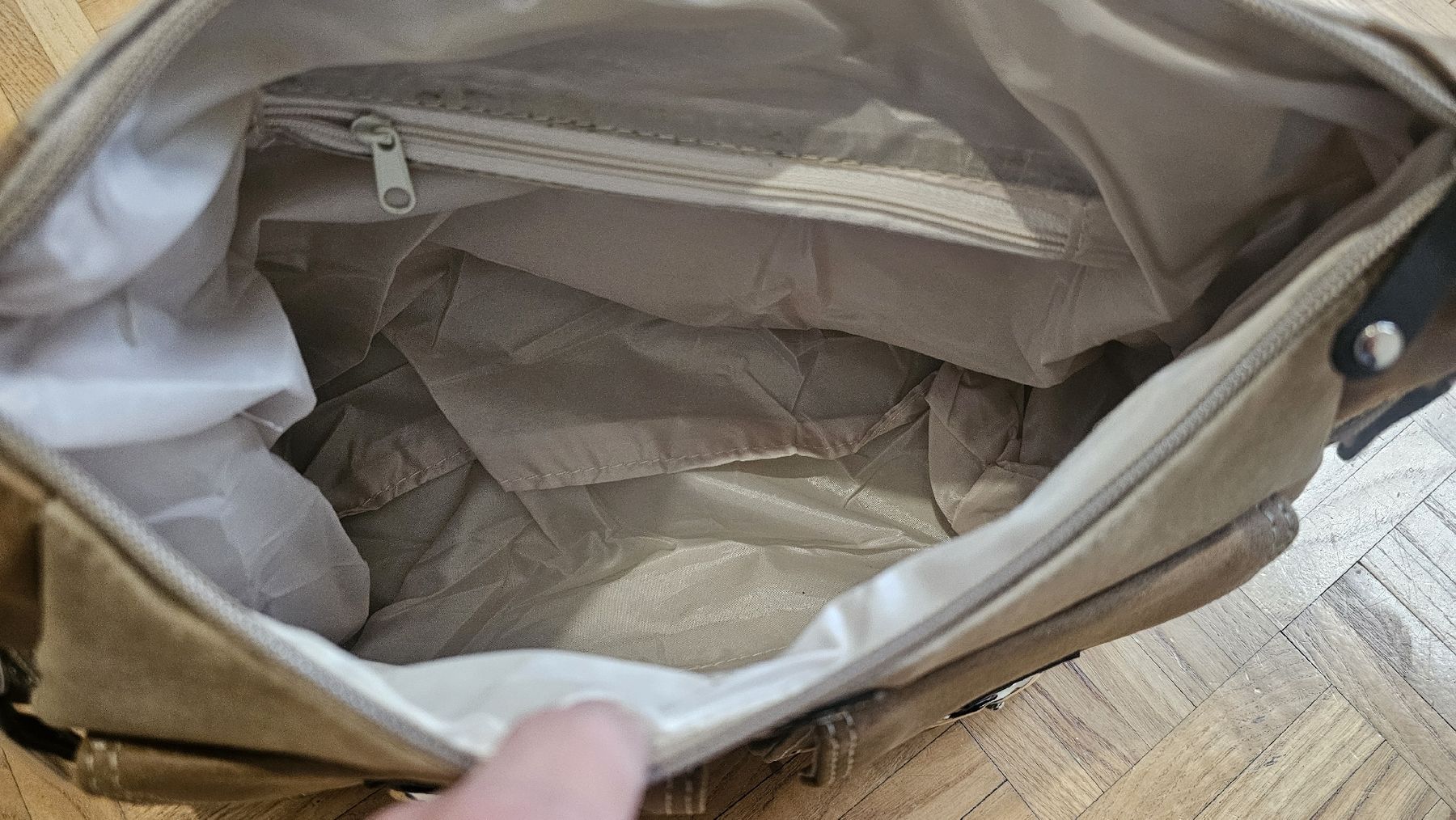 Borse da donna: Damenhandtasche beige/braun, neu – Nuovo (secondo la descrizione) da Bottmingen venduto da Jbilli 4