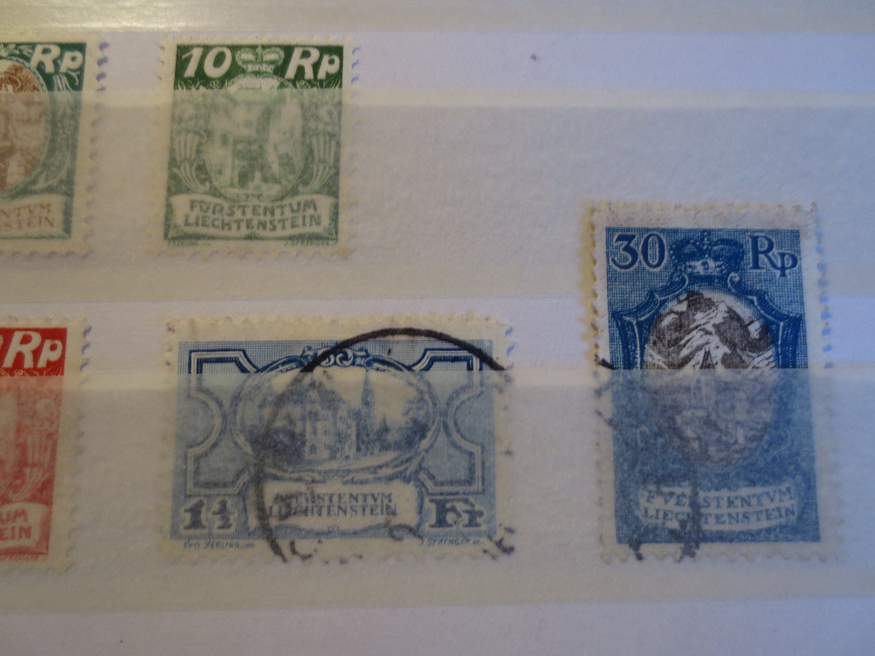 Alle Briefmarken: FL - 1924 / 28 Satz Briefmarken. KW= Fr. 210.- #5 – Gebraucht aus Schöftland von Topdeal4 2