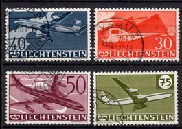 FL F34-37, Flugpost  gestempelt