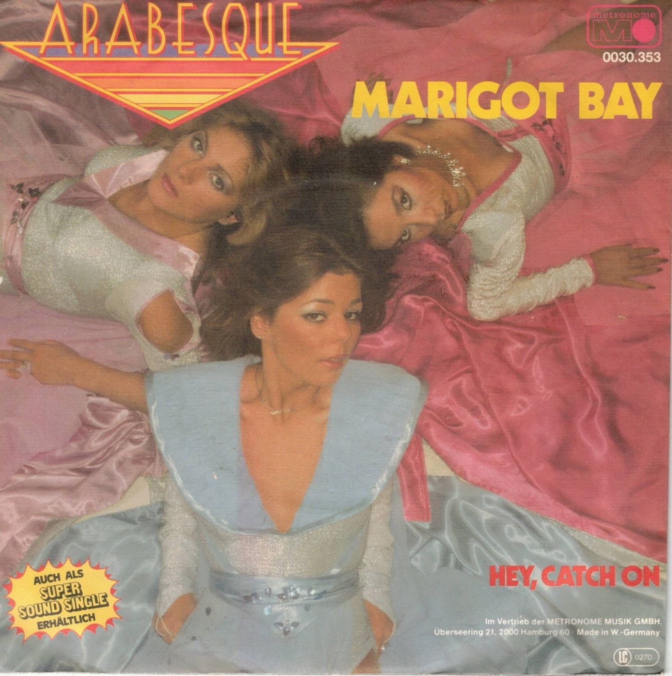 Dischi in vinile: Arabesque  --  Margiot Bay  Single7 – Usato da Rheinau venduto da thealbum
