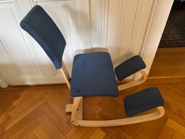 Varier Variable Plus - Revive 774 dark blue, Esche natur lac