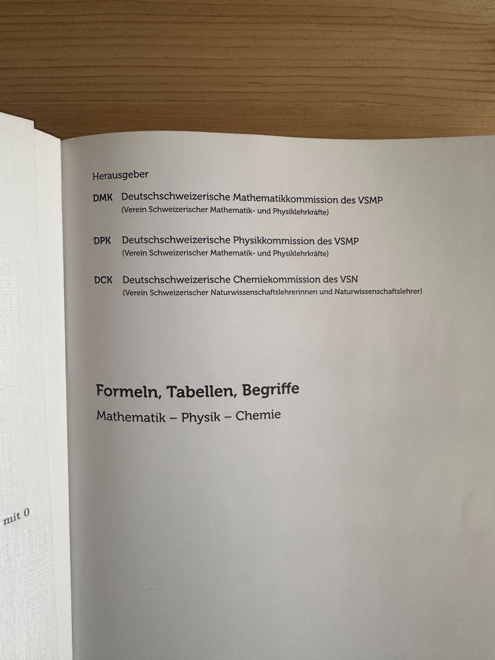 Bücher: Formelsammlung-Mittelschule "Formeln Tabellen Begriffe" – Gebraucht aus Fahrwangen von floret2 1