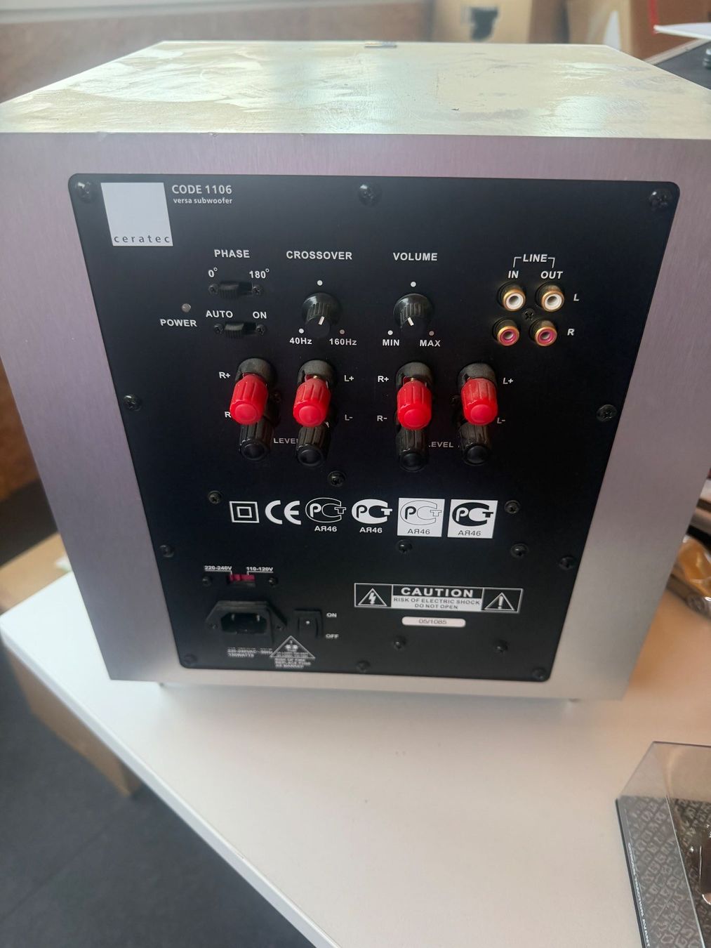 Verstärker: Aktiver Subwoofer Ceratec Verstärker – Gebraucht aus Laupersdorf von Habicht2007 1