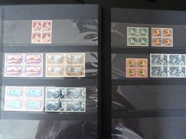 Briefmarken Viererblücke PJ + PP