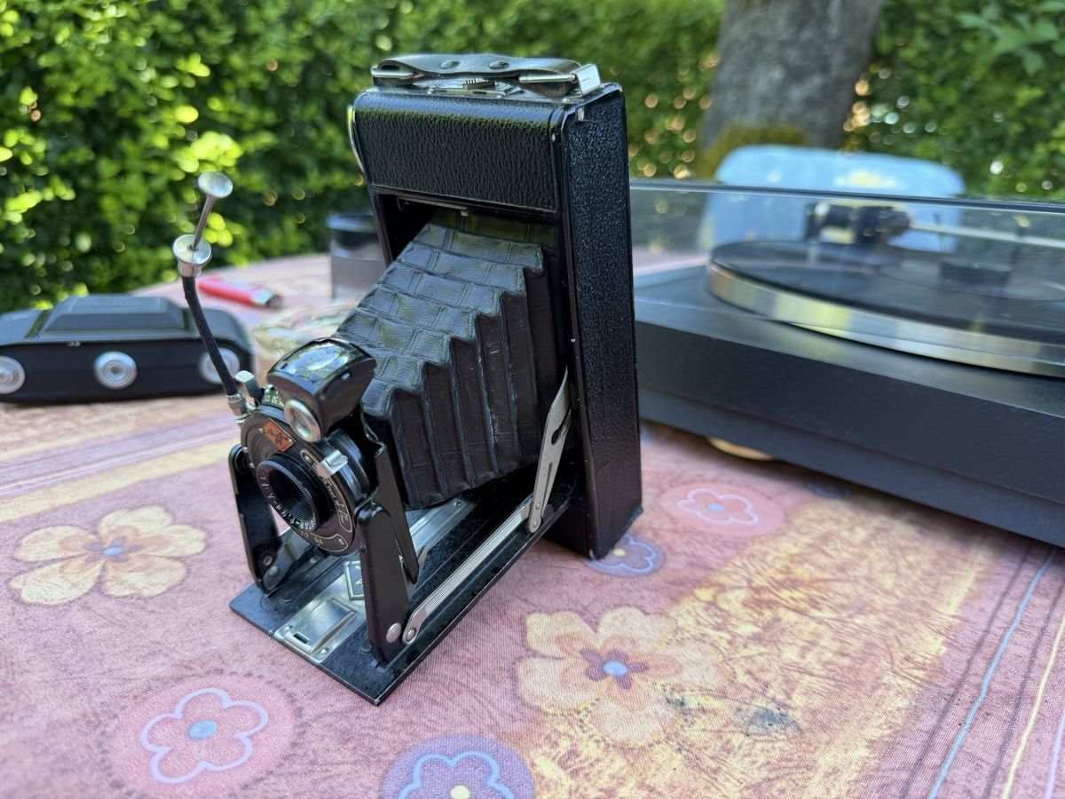 Agfa Fotocamera: Agfa Anastigmat JGESTAR F 8.8 Klappkamera – Usato da Trimbach venduto da ELITA-5 1