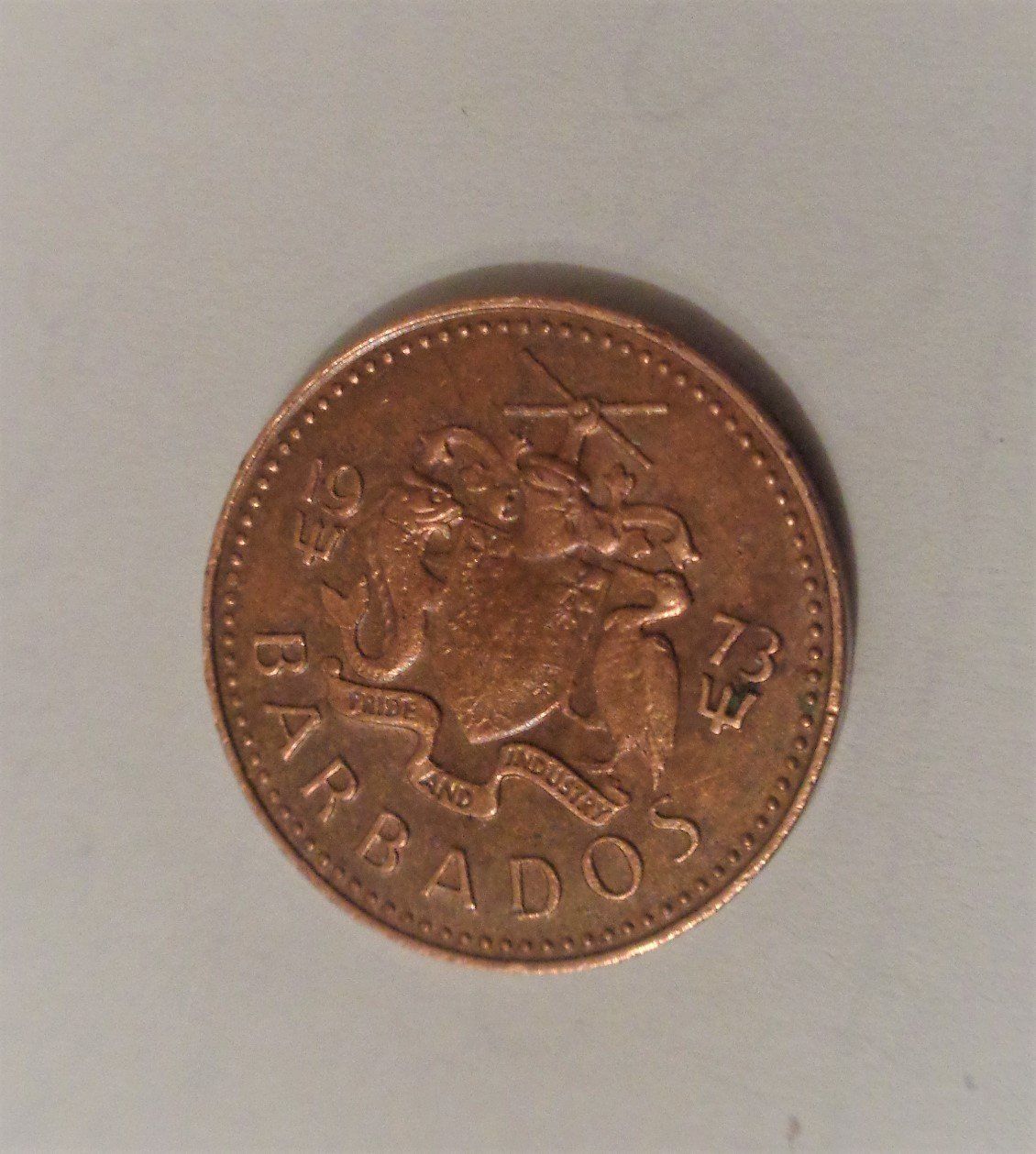 Tutti le monete: 1 Cent Barbados 1973 – Usato da Kriens venduto da TSCH1 1