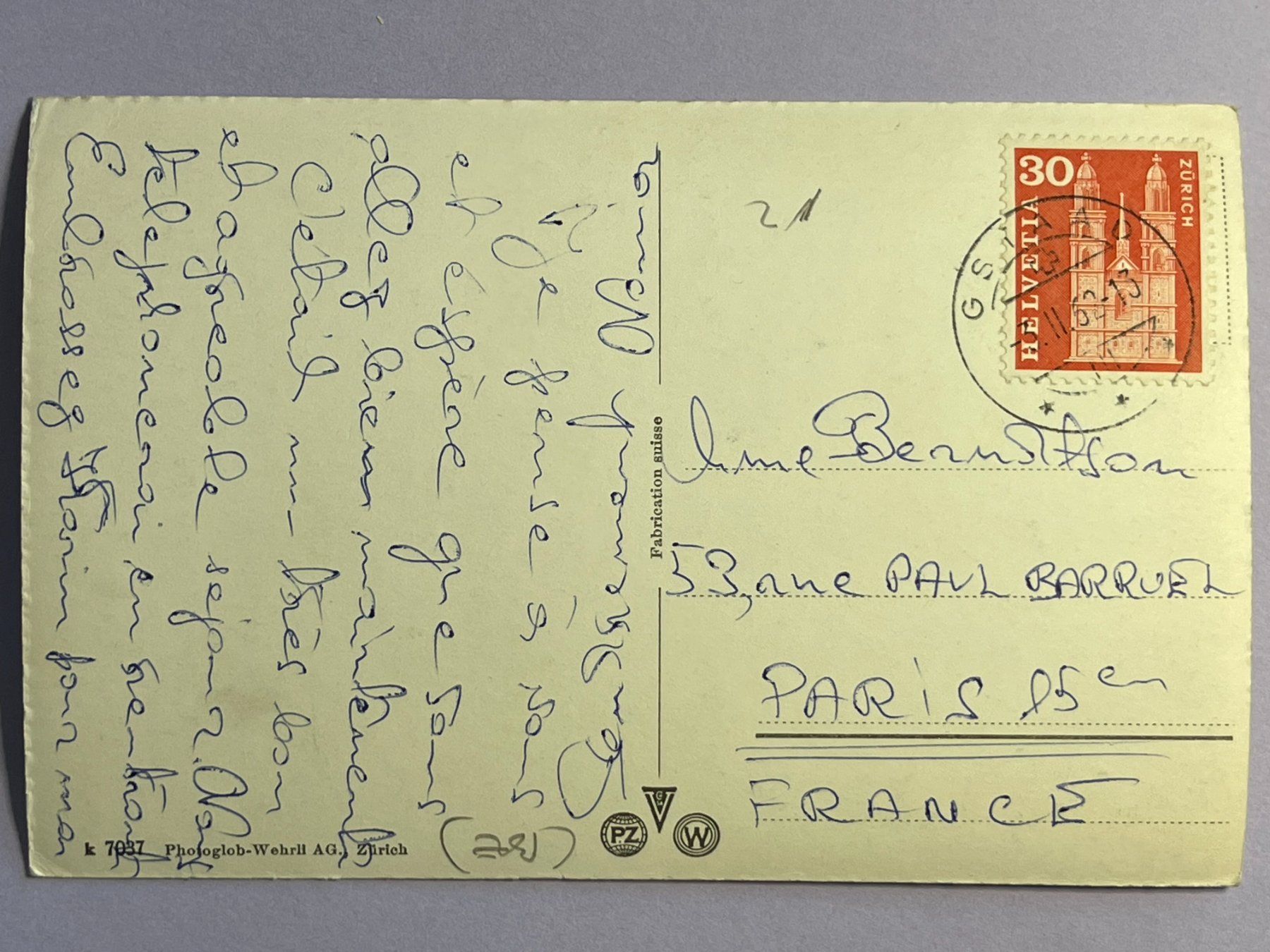 Cartes postales: Gondelbahn - Gstaad-Eggli – D'occasion à Steg VS par _vinci_ 1
