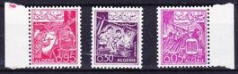 Série 3 Timbres Algérie - 1964 - Neufs