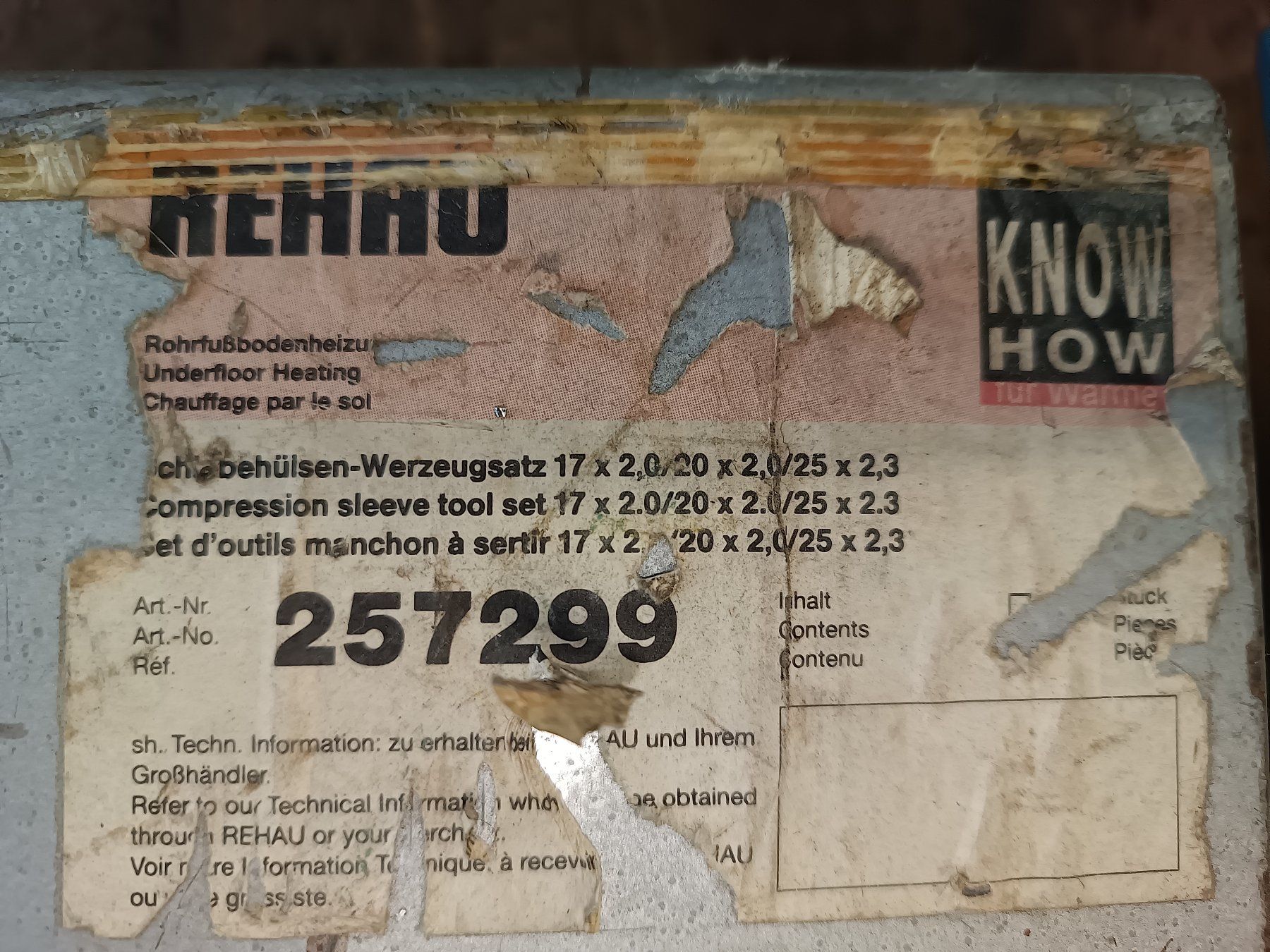 Tutti gli attrezzi: REHAU Schiebehülsen Werkzeugset – Usato da Muri b. Bern venduto da Top59 1