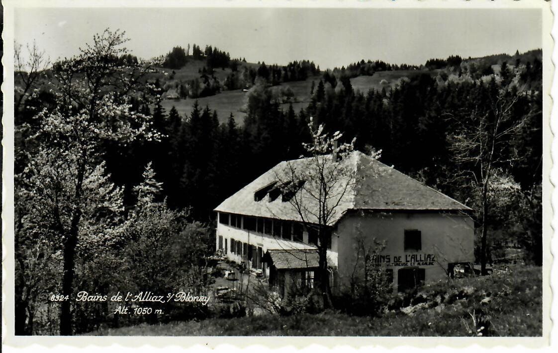 Cartoline postali: Bains de l`Alliaz s/Blonay – Usato da Hochdorf venduto da Ziegel-16