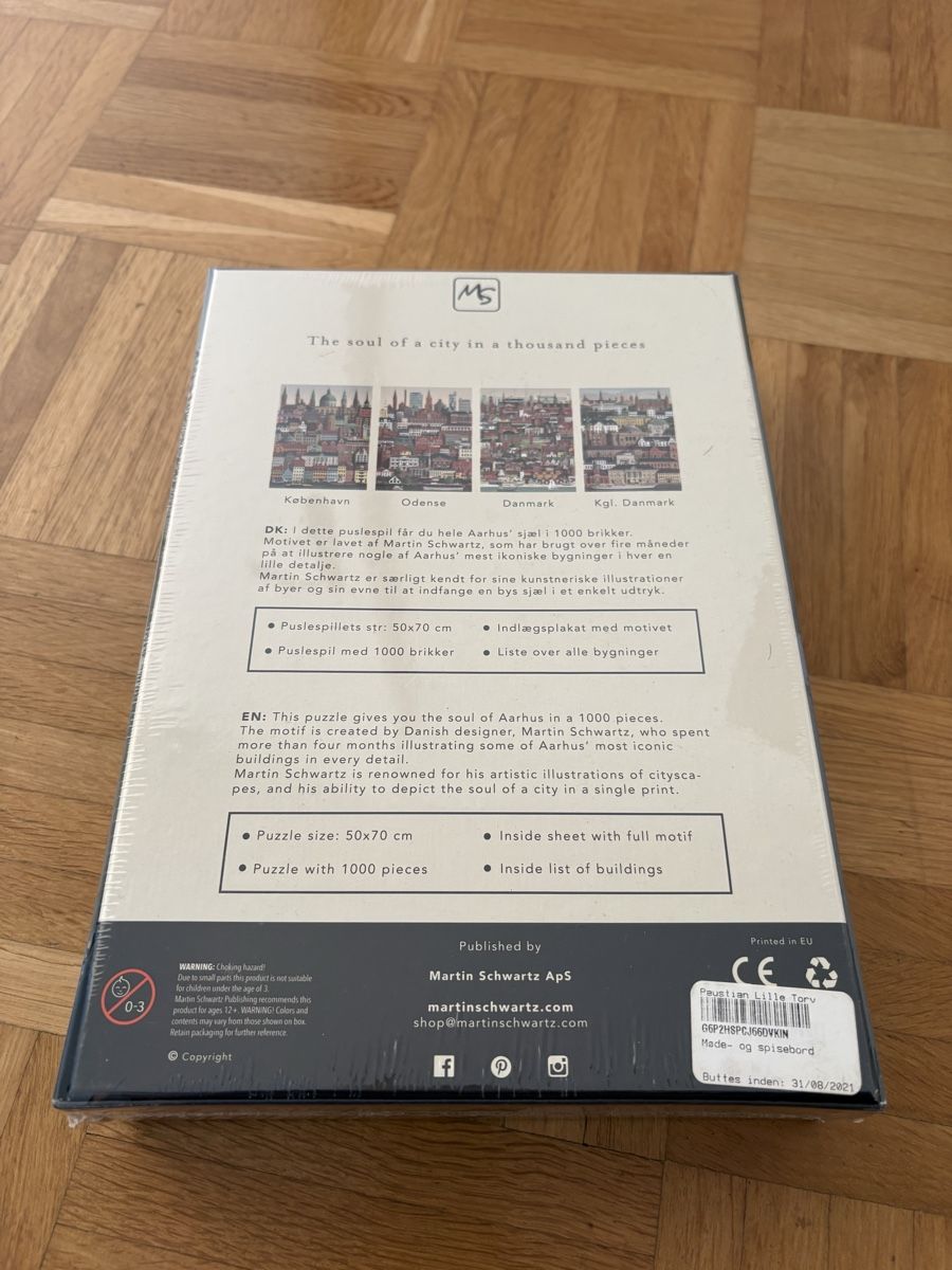 Puzzles: Neues Puzzle Aarhus Martin Schwartz – Neu und originalverpackt aus Zug von Zug-Queen 1