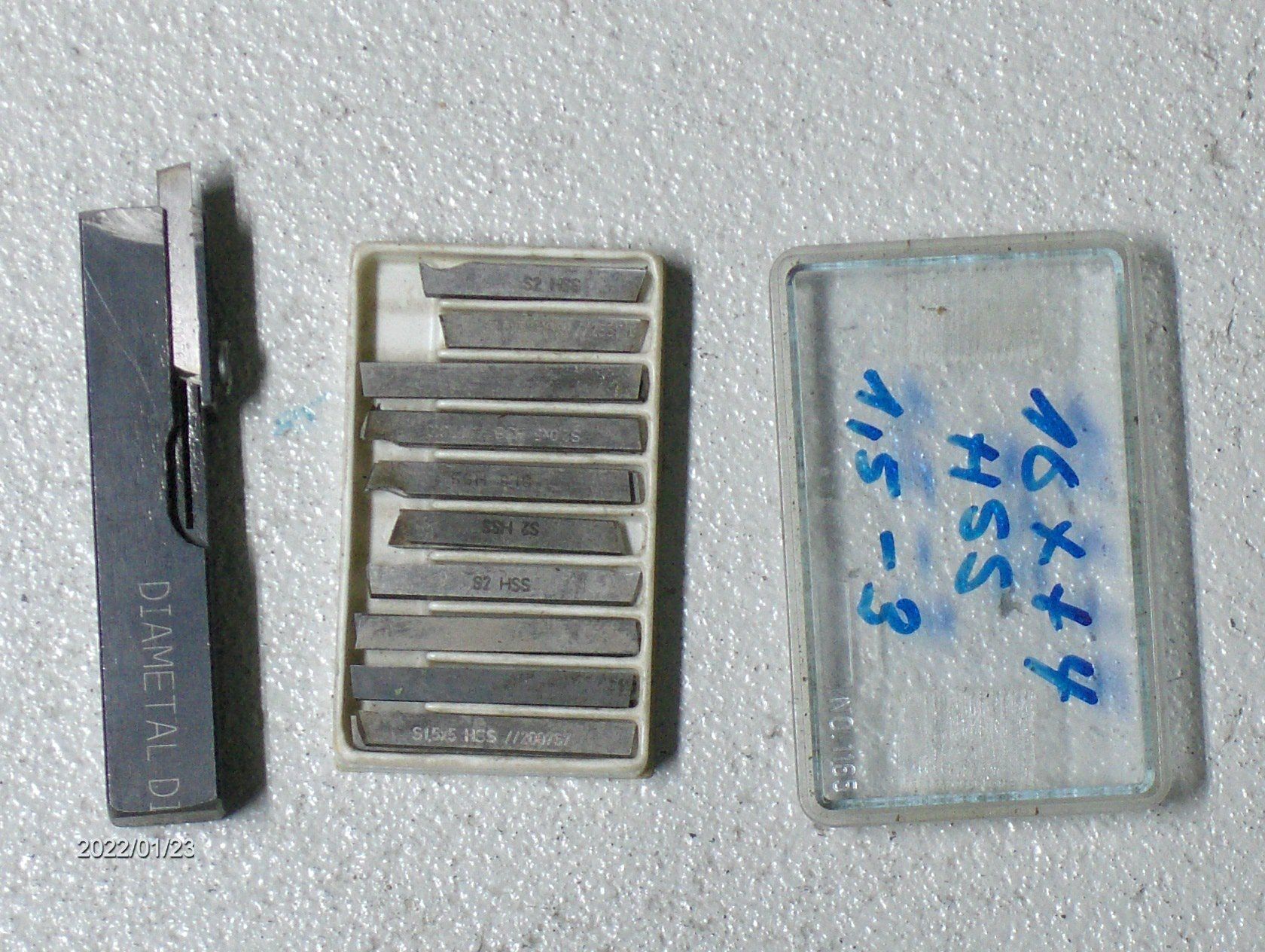 Tutti gli attrezzi: Gew. Drehstahl,Wendeplatten, Abb.1-3 /Abstech Set Einstechen – Usato da Schlattingen venduto da Schmidi50 4