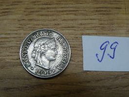 5 Rappen 1949 ss (sehr schön)