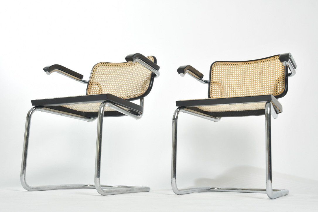 Breuer Sedie: Marcel Breuer Freischwinger Set – Usato da Zürich venduto da IndividumCH 8