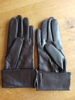 Leder Handschuhe Damen 7 1/4 braun neu
