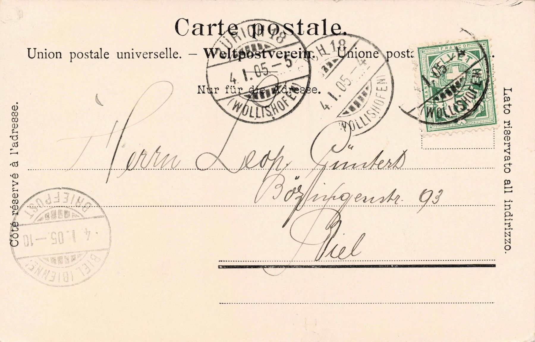 Cartoline postali: Zurich Landesmuseum – Usato da Biasca venduto da Blenio71 1