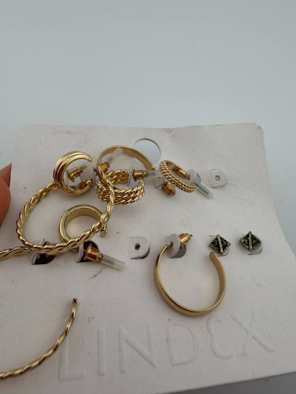 Orecchini pendenti & Orecchini a lobo: Lindex Ohrring Set, Goldfarben🌸 – Nuovo e nell'imballaggio originale da Riehen venduto da edu_92w7 6