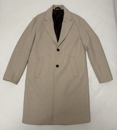 Edler Herren Mantel, schönes beige, Grösse L, Top Zustand!