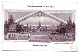 Biel (BE) Grütlizentralfest - Festspielbühne - 1911