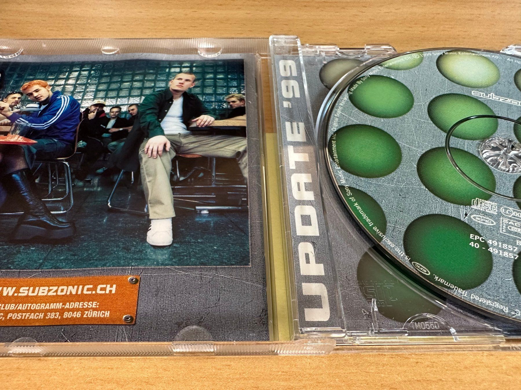 CD: Subzonic – Update '99 – Usato da Rikon im Tösstal venduto da Alpenmutz 2