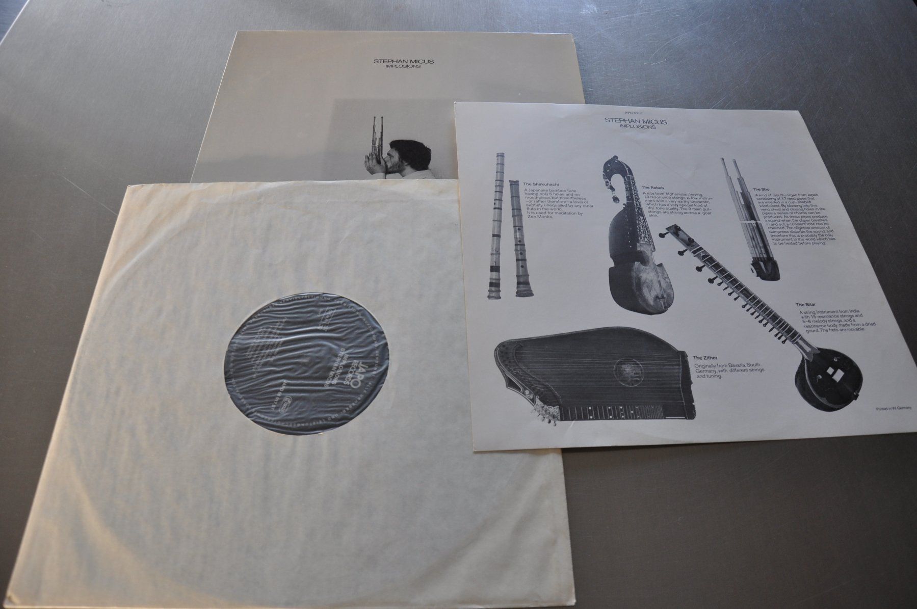 Dischi in vinile: ECM JAPO 60017 - STEPHAN MICUS LP IMPLOSIONS – Usato da Sion venduto da jaipur1401 2