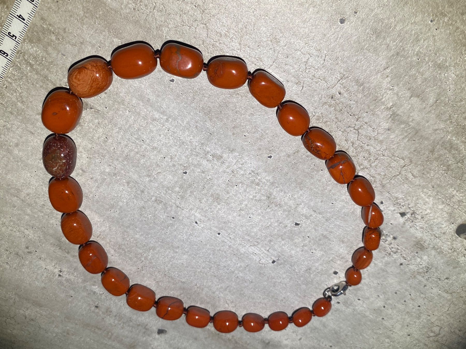 Catenine: Red Jaspis - Edelstein Halskette – Nuovo e nell'imballaggio originale da Laax GR venduto da krippenfiguren-laax 6