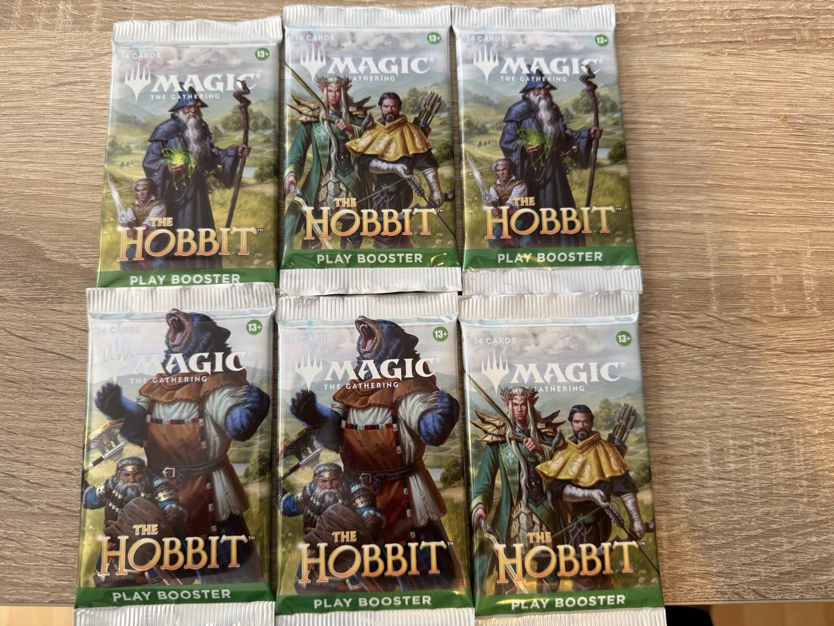 Magic The Gathering Sammelbilder & Trading cards: MTG: 6x Hobbit Play Booster EN – Neu und originalverpackt aus Zürich von golem1234