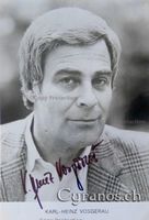 Karl-Heinz Vosgerau (1927-2021) Schauspieler - Autogramm