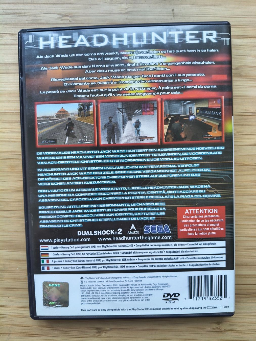 Jeux: Headhunter (PS 2) – D'occasion à Riedholz par ste_96cd 1