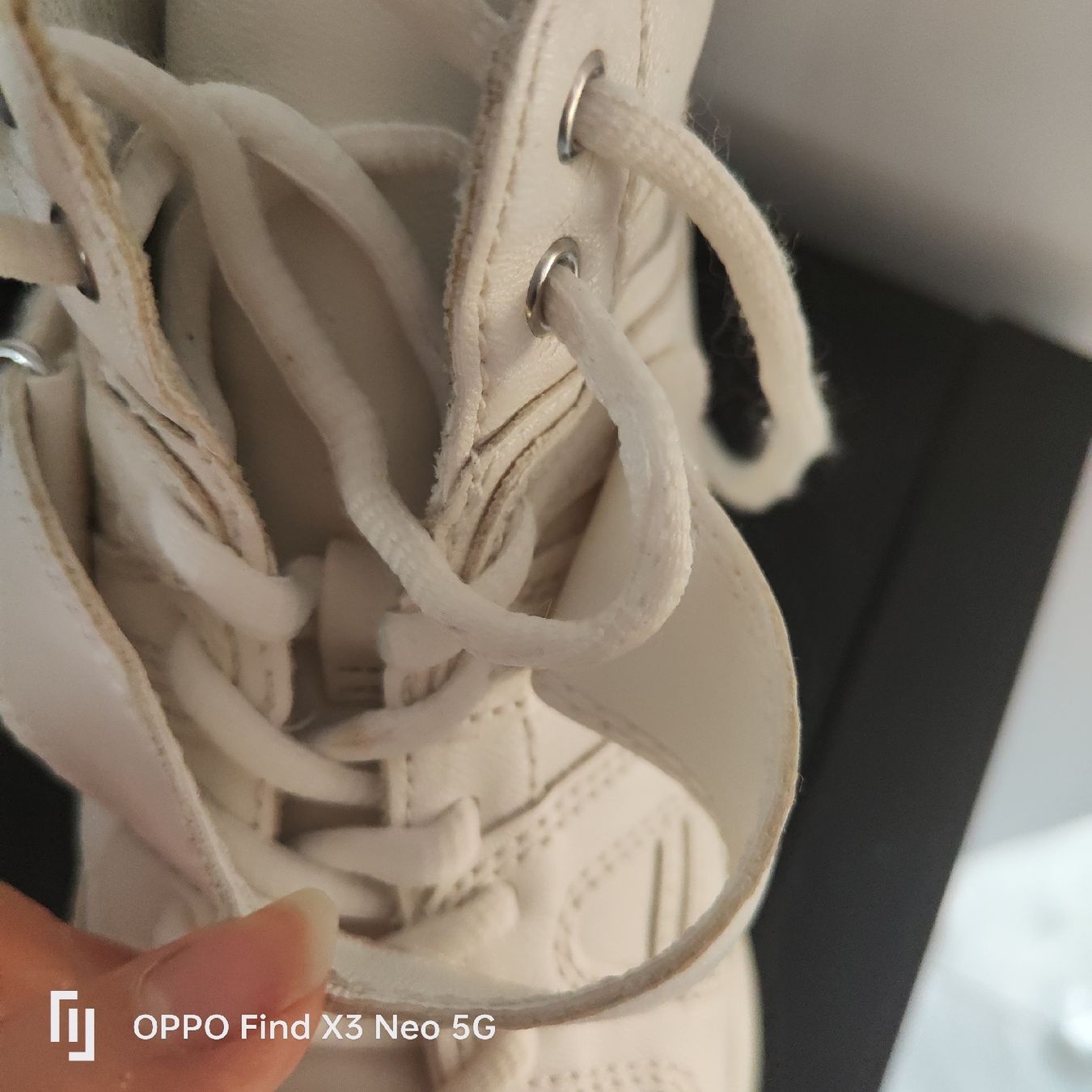 Scarpe da donna: Baskets compensées blanches, taille 40 - Tendance! – Usato da La Chaux-de-Fonds venduto da Sam0145 8